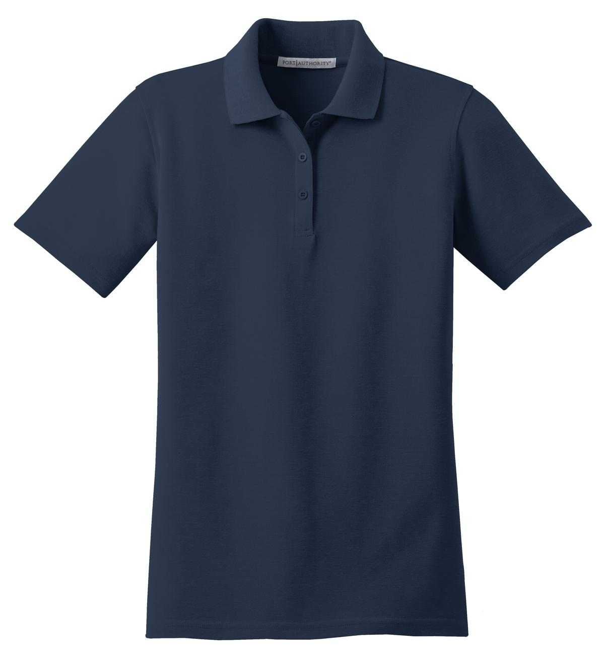 Port Authority L510 Ladies Stain-Resistant Polo - Navy - HIT a Double - 5