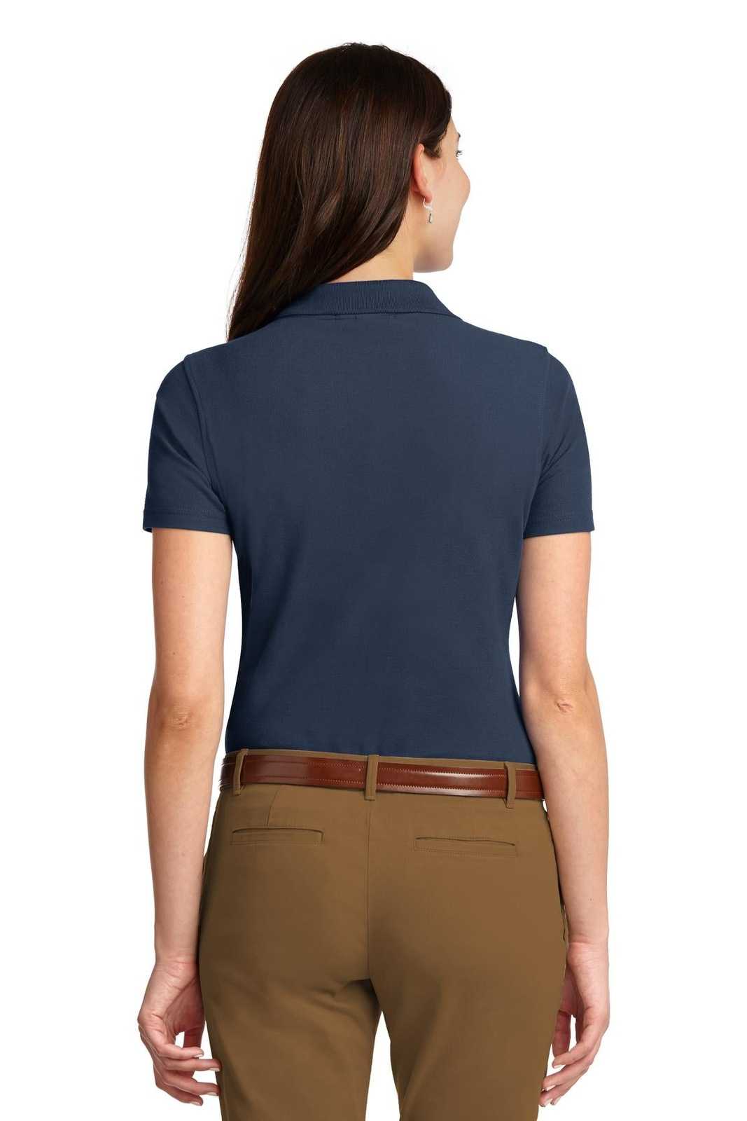 Port Authority L510 Ladies Stain-Resistant Polo - Navy - HIT a Double - 2