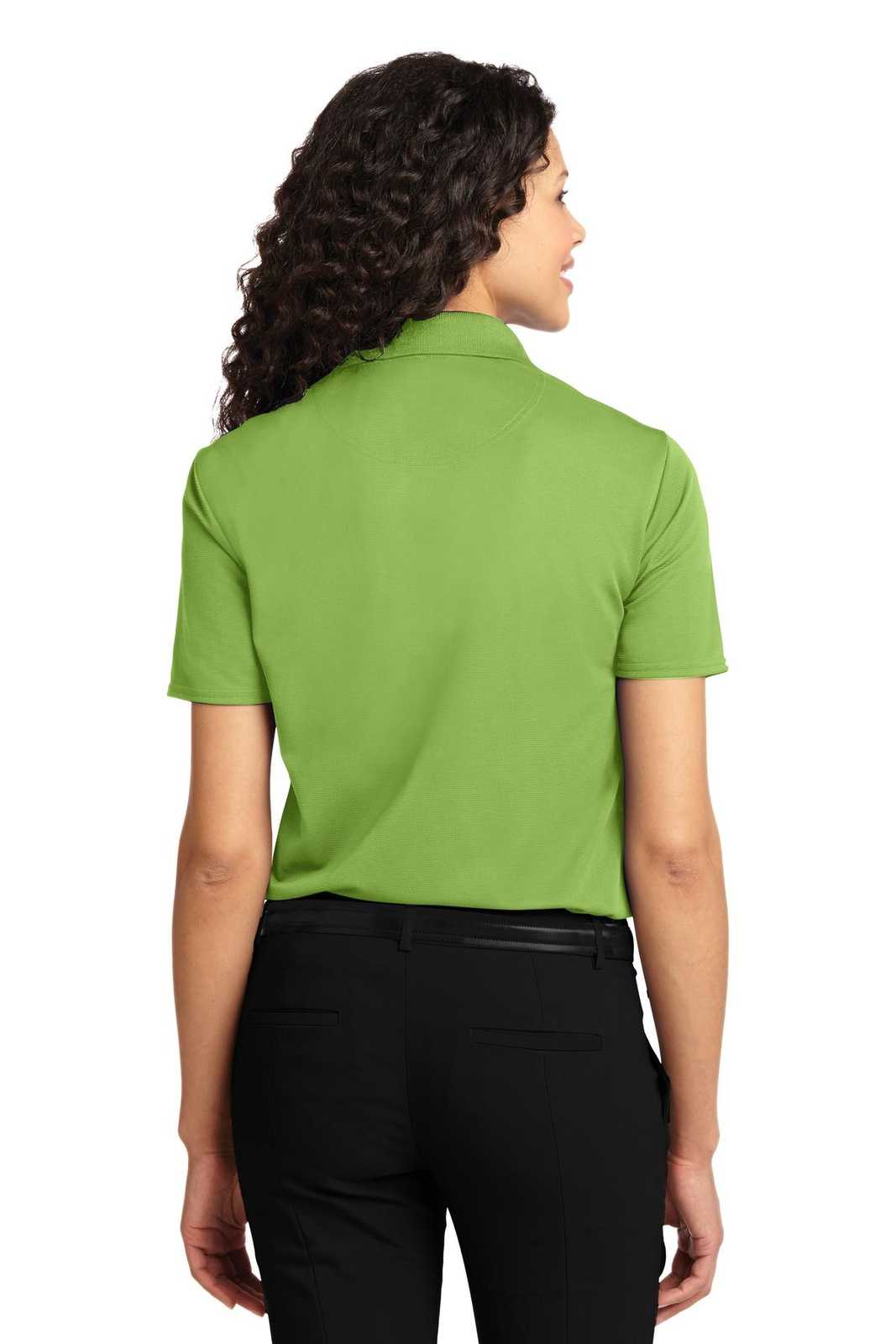 Port Authority L525 Ladies Dry Zone Ottoman Polo - Green Oasis - HIT a Double - 2