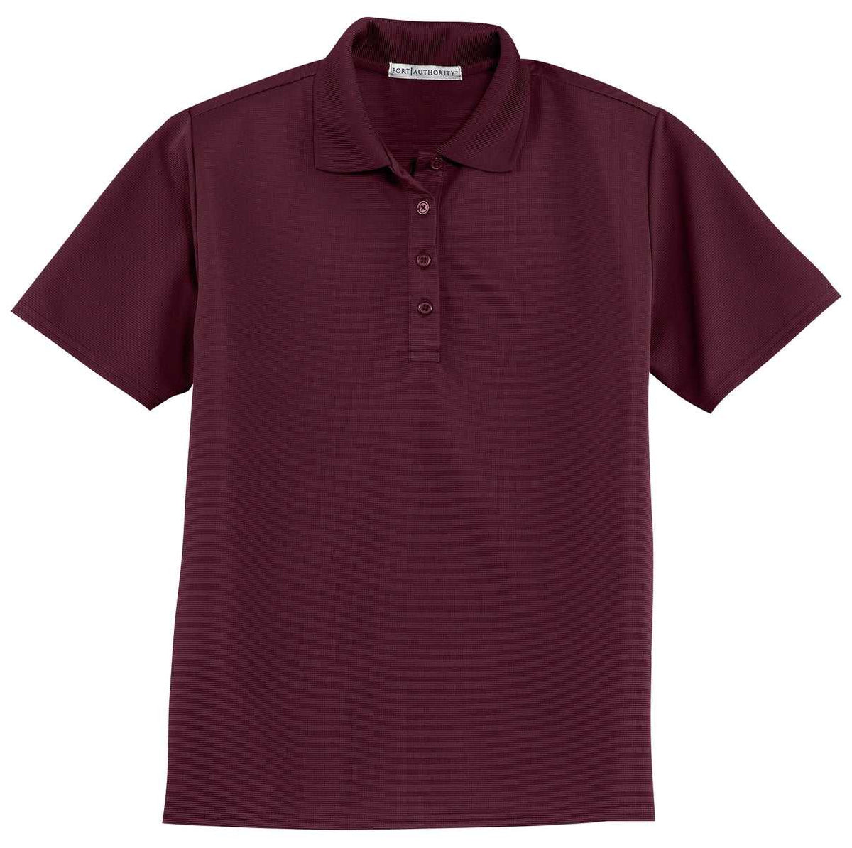 Port Authority L525 Ladies Dry Zone Ottoman Polo - Maroon - HIT a Double - 5