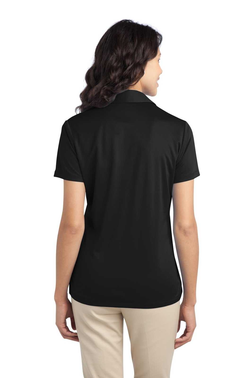 Port Authority L540 Ladies Silk Touch Performance Polo - Black - HIT a Double - 2