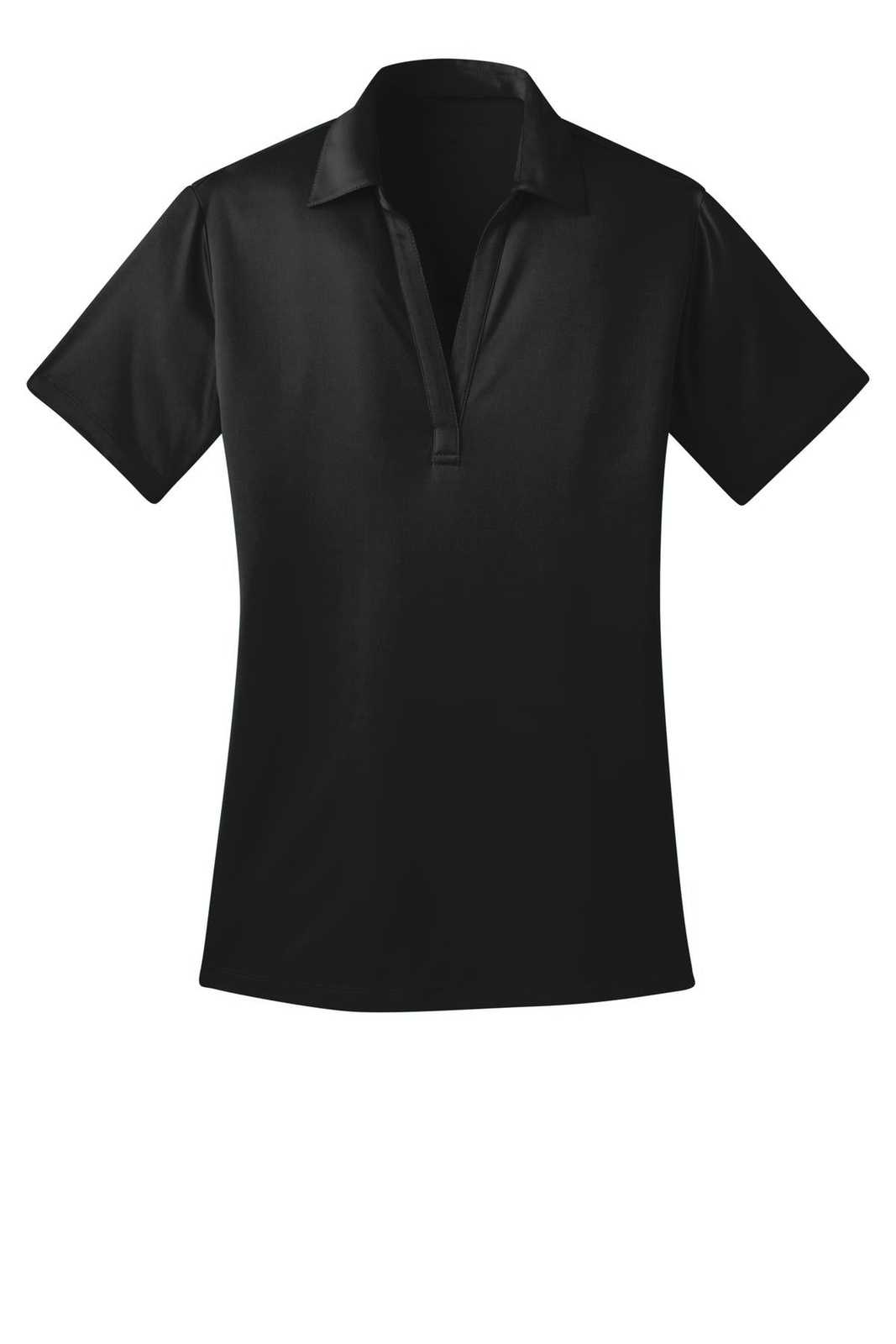 Port Authority L540 Ladies Silk Touch Performance Polo - Black - HIT a Double - 5