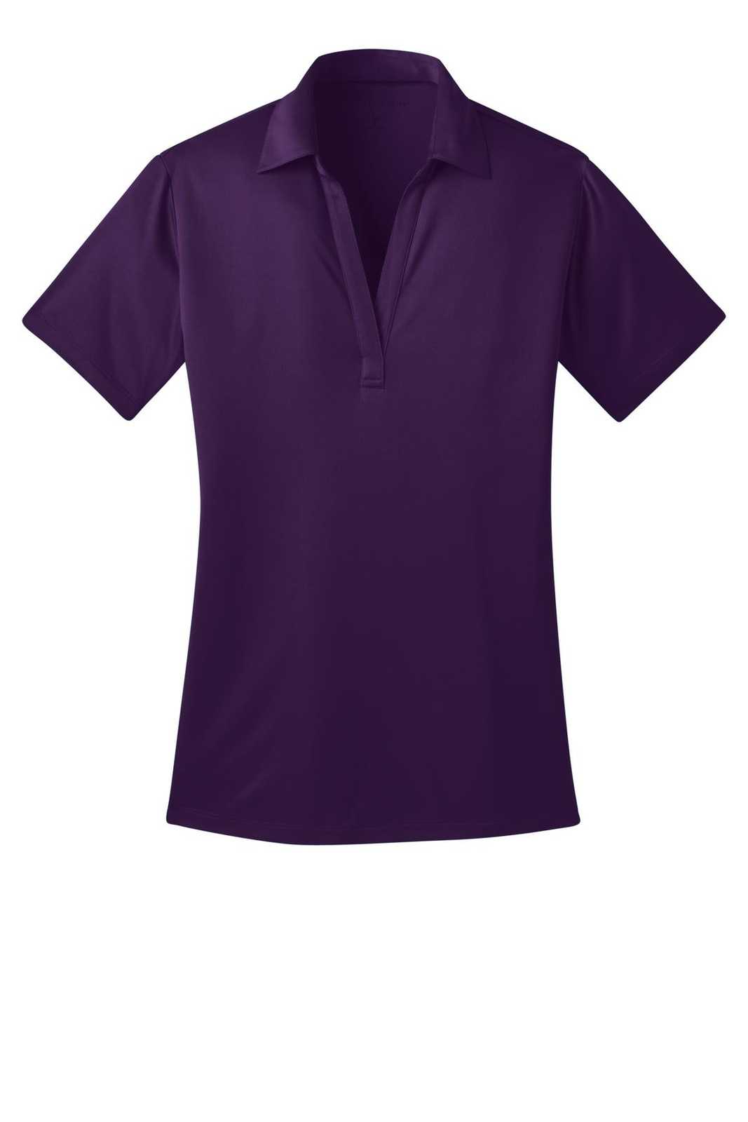 Port Authority L540 Ladies Silk Touch Performance Polo - Bright Purple - HIT a Double - 5