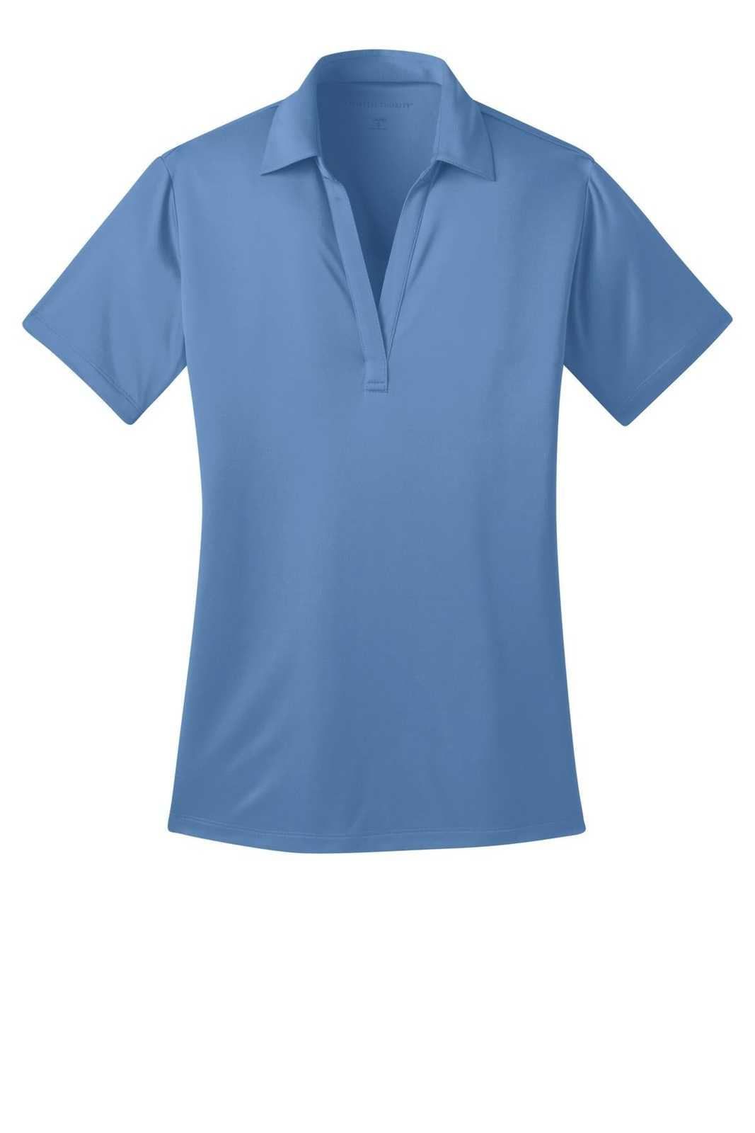 Port Authority L540 Ladies Silk Touch Performance Polo - Carolina Blue - HIT a Double - 5