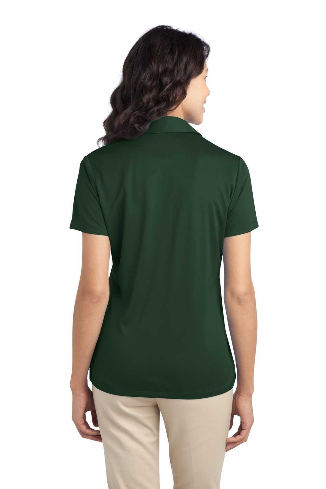 Port Authority L540 Ladies Silk Touch Performance Polo - Dark Green - HIT a Double - 2