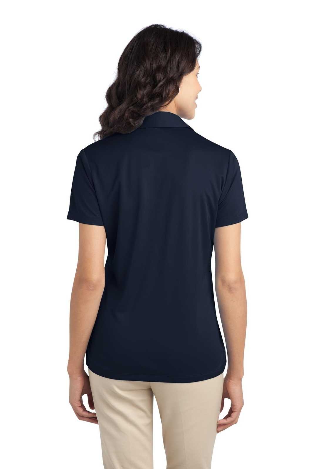Port Authority L540 Ladies Silk Touch Performance Polo - Navy - HIT a Double - 2