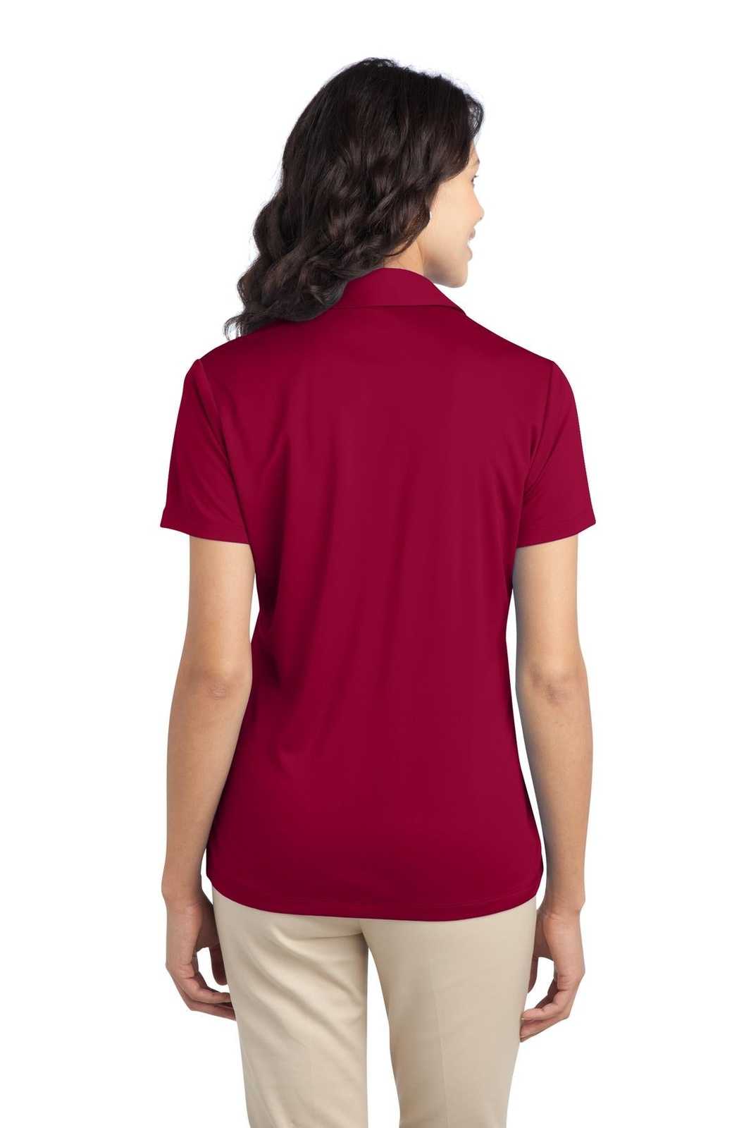 Port Authority L540 Ladies Silk Touch Performance Polo - Red - HIT a Double - 2