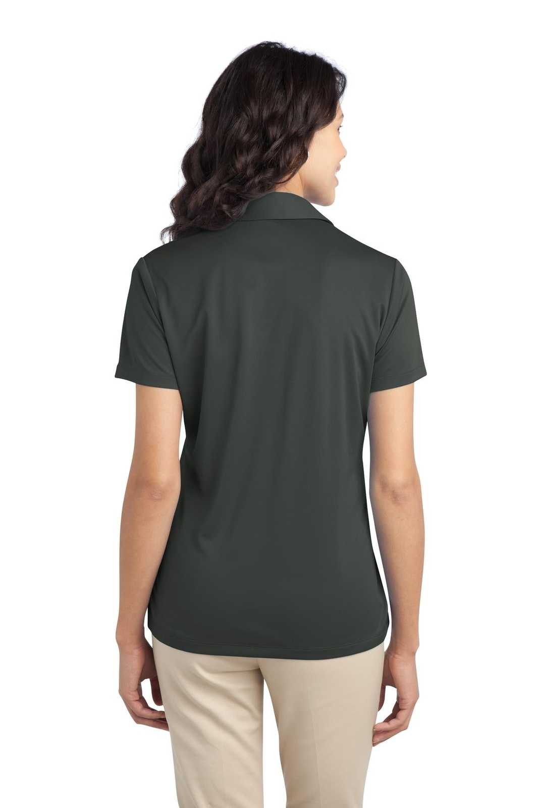 Port Authority L540 Ladies Silk Touch Performance Polo - Steel Gray - HIT a Double - 2