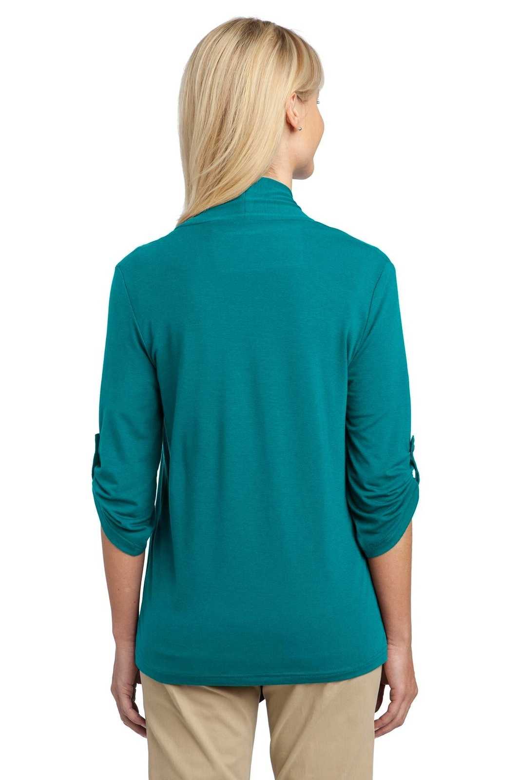 Port Authority L543 Ladies Concept Shrug - Teal Green - HIT a Double - 2