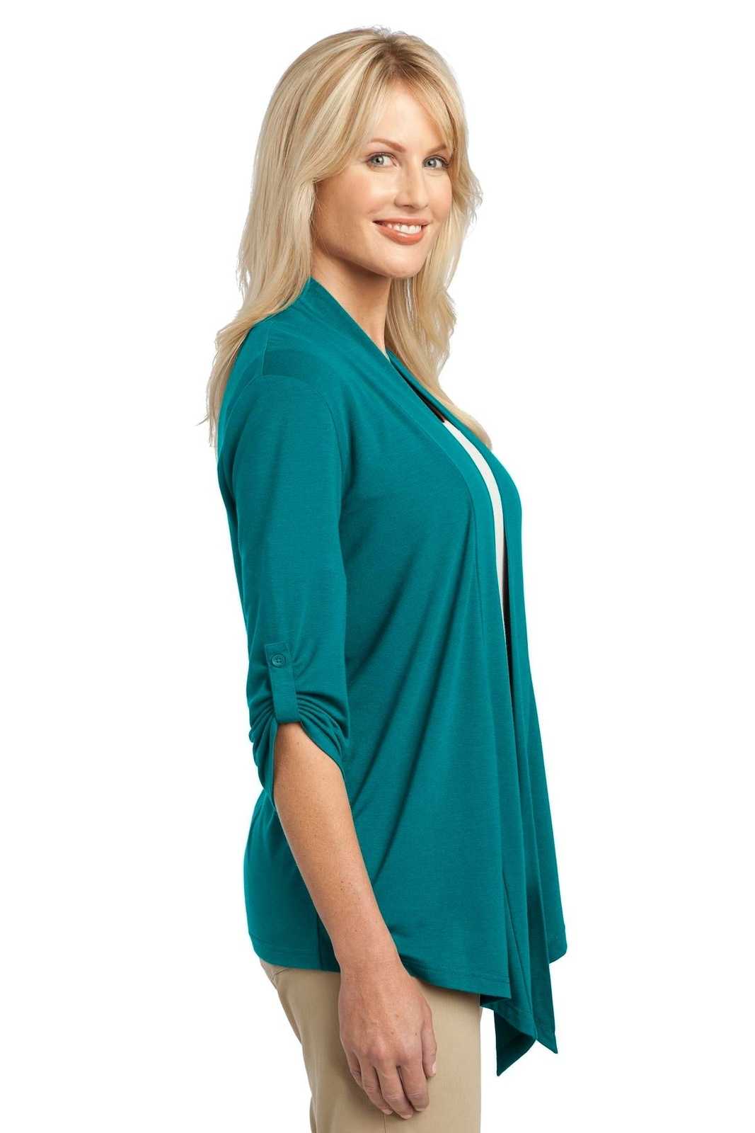 Port Authority L543 Ladies Concept Shrug - Teal Green - HIT a Double - 3
