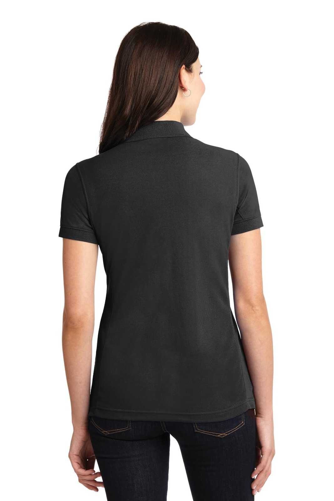 Port Authority L567 Ladies 5-In-1 Performance Pique Polo - Black - HIT a Double - 1