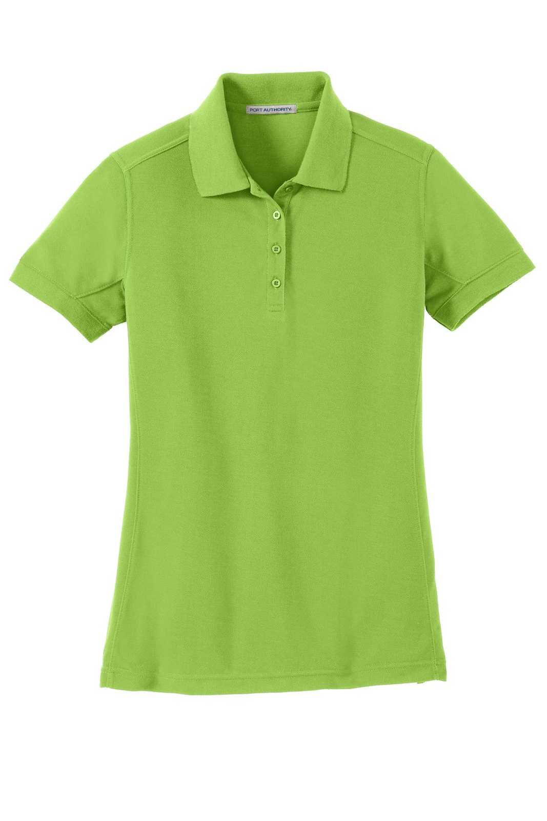 Port Authority L567 Ladies 5-In-1 Performance Pique Polo - Green Oasis - HIT a Double - 5