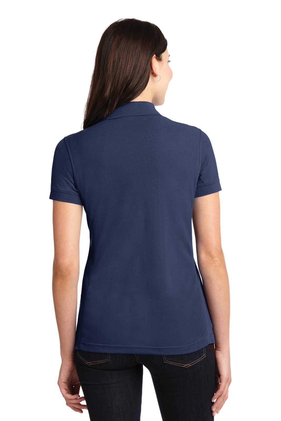 Port Authority L567 Ladies 5-In-1 Performance Pique Polo - True Navy - HIT a Double - 2