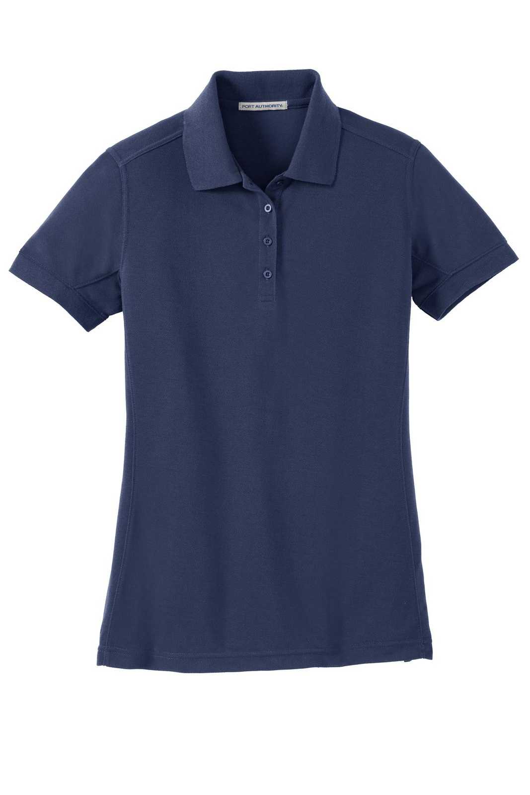 Port Authority L567 Ladies 5-In-1 Performance Pique Polo - True Navy - HIT a Double - 5