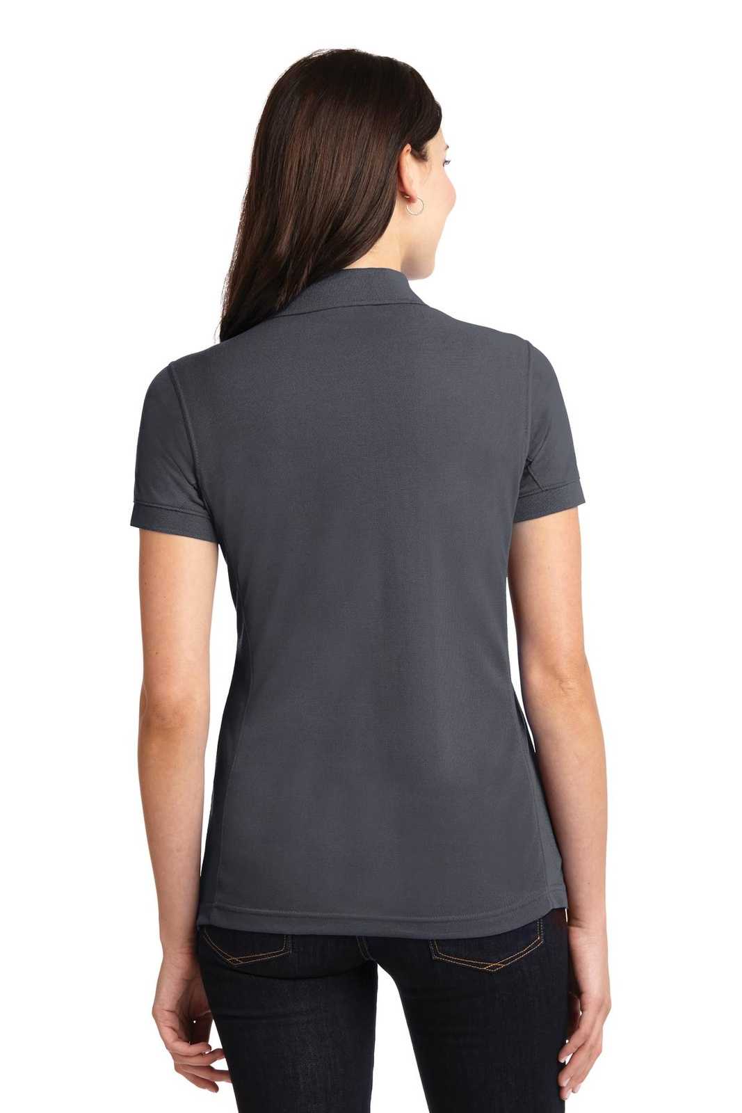 Port Authority L567 Ladies 5-in-1 Performance Pique Polo - Slate Gray - HIT a Double - 2