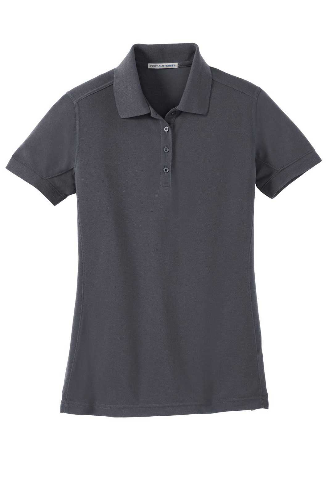 Port Authority L567 Ladies 5-in-1 Performance Pique Polo - Slate Gray - HIT a Double - 5