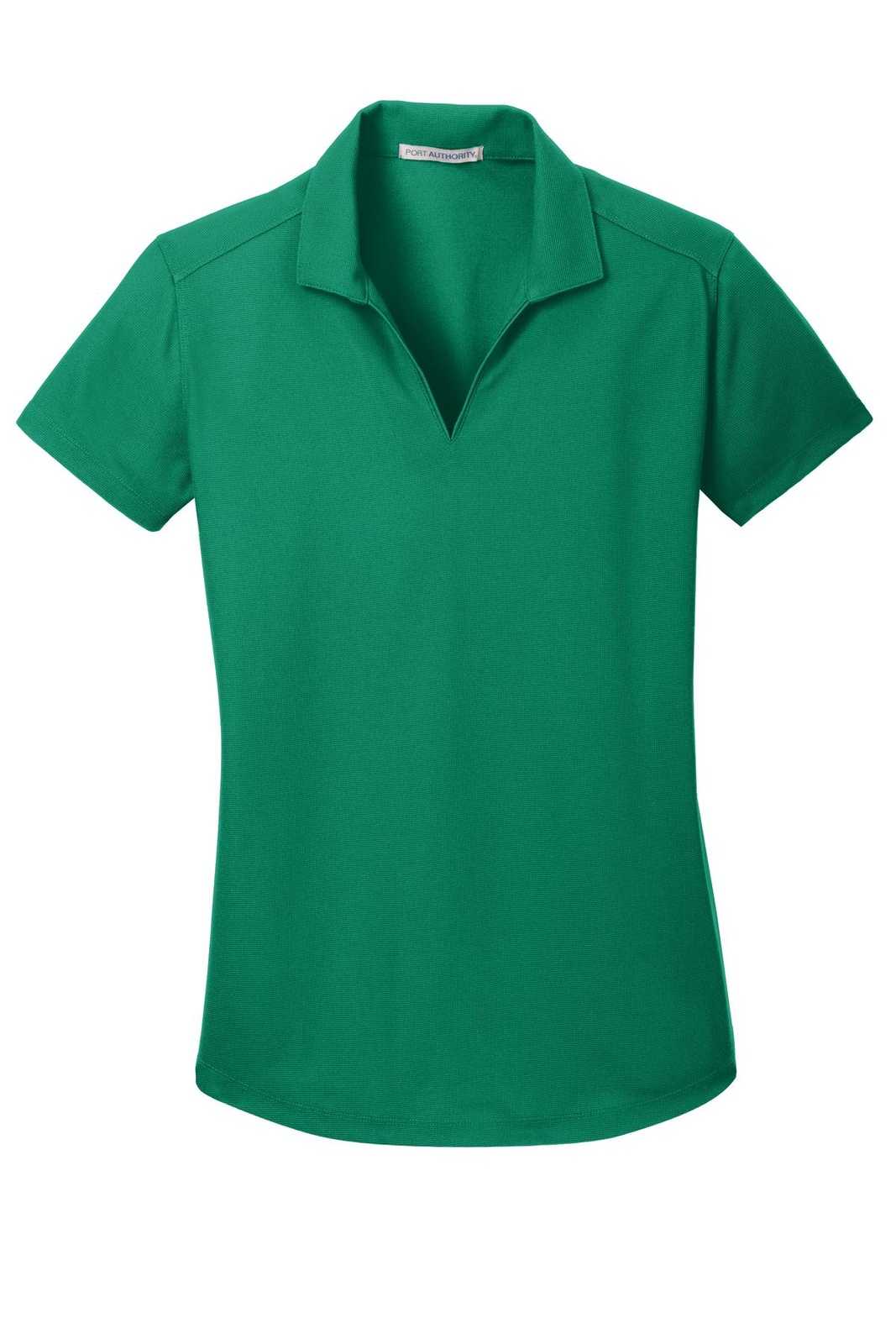 Port Authority L572 Ladies Dry Zone Grid Polo - Jewel Green - HIT a Double - 5