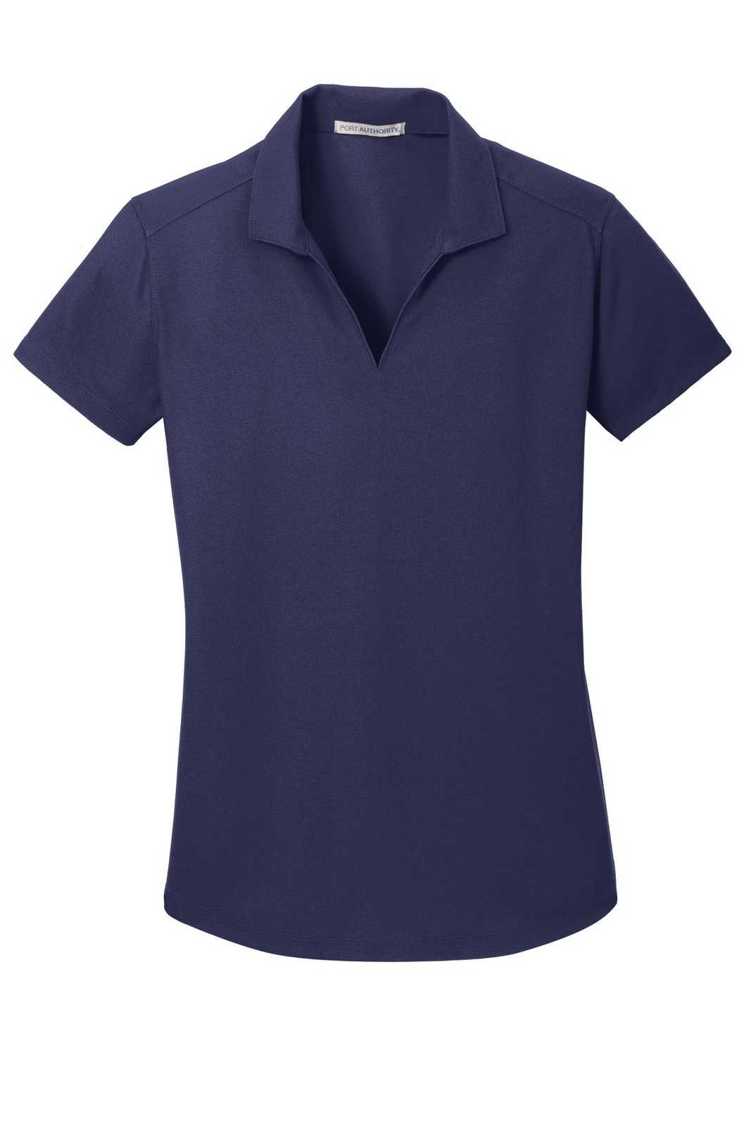 Port Authority L572 Ladies Dry Zone Grid Polo - True Navy - HIT a Double - 5