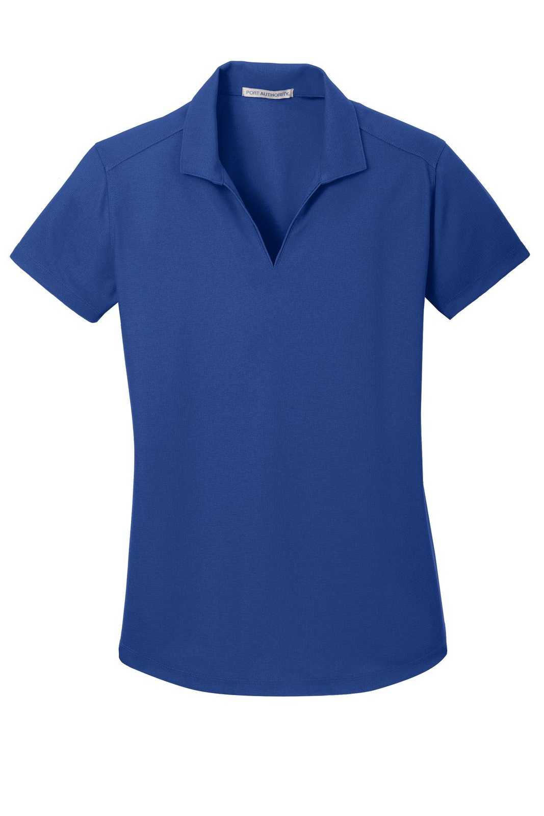 Port Authority L572 Ladies Dry Zone Grid Polo - True Royal - HIT a Double - 5