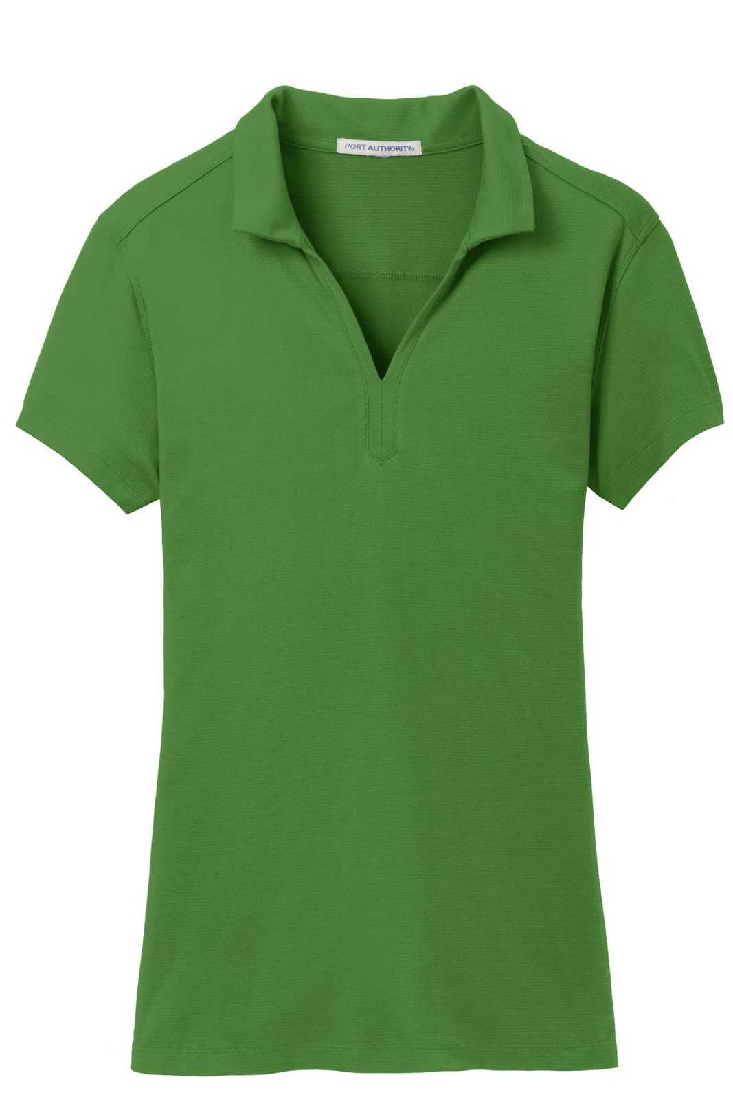 Port Authority L573 Ladies Rapid Dry Mesh Polo - Treetop Green - HIT a Double - 5