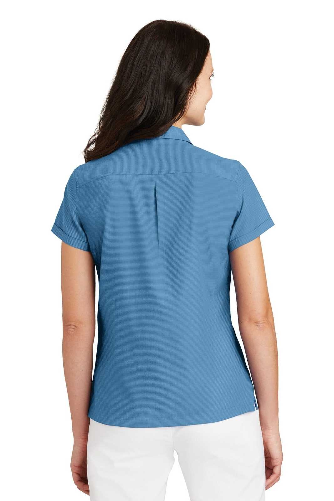 Port Authority L662 Ladies Textured Camp Shirt - Celadon - HIT a Double - 2