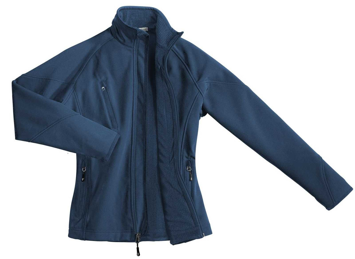 Port Authority L705 Ladies Textured Soft Shell Jacket - Insignia Blue - HIT a Double - 5