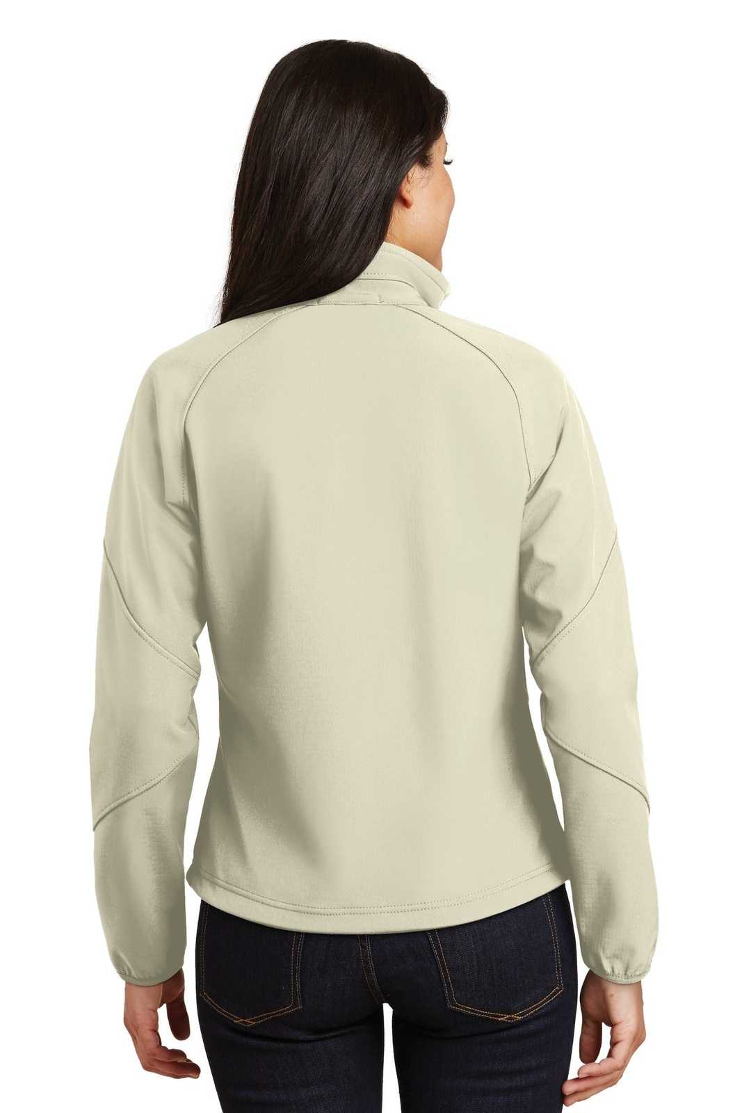 Port Authority L705 Ladies Textured Soft Shell Jacket - Stone - HIT a Double - 2