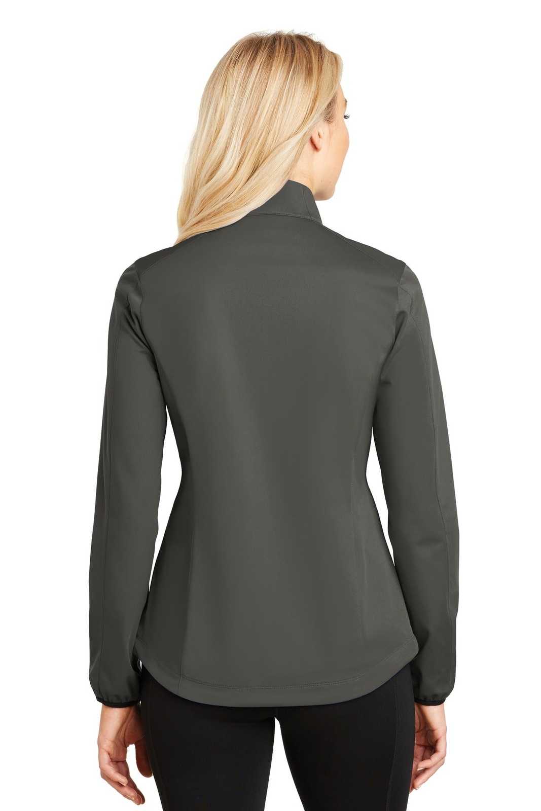 Port Authority L717 Ladies Active Soft Shell Jacket - Gray Steel - HIT a Double - 2