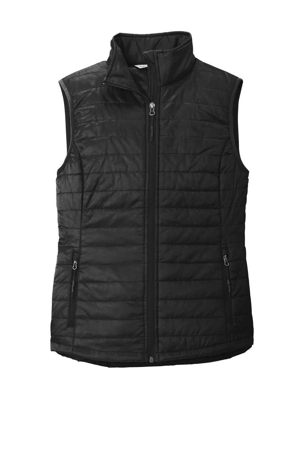 Port Authority L851 Ladies Packable Puffy Vest - Deep Black - HIT a Double - 5