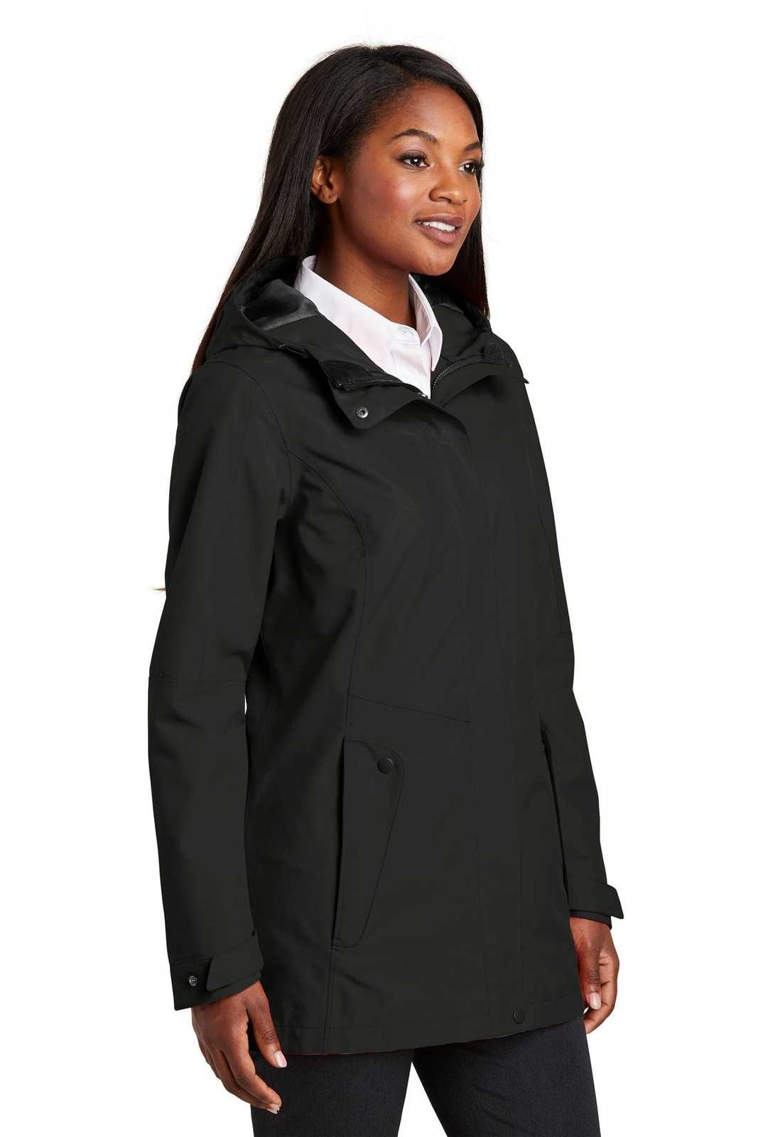 Port Authority L900 Ladies Collective Outer Shell Jacket - Deep Black - HIT a Double - 4