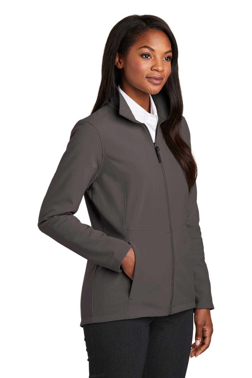 Port Authority L901 Ladies Collective Soft Shell Jacket - Graphite - HIT a Double - 4