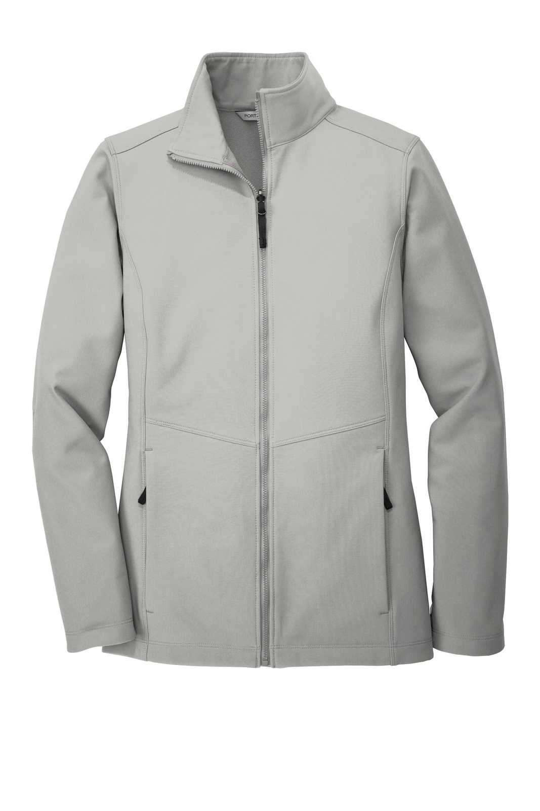 Port Authority L901 Ladies Collective Soft Shell Jacket - Gusty Gray - HIT a Double - 5