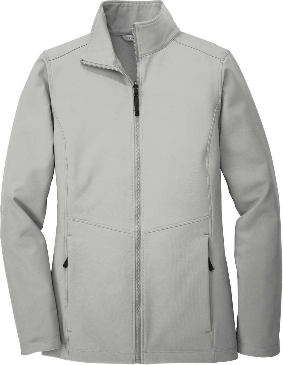 Port Authority L901 Ladies Collective Soft Shell Jacket - Gusty Gray - HIT a Double - 5