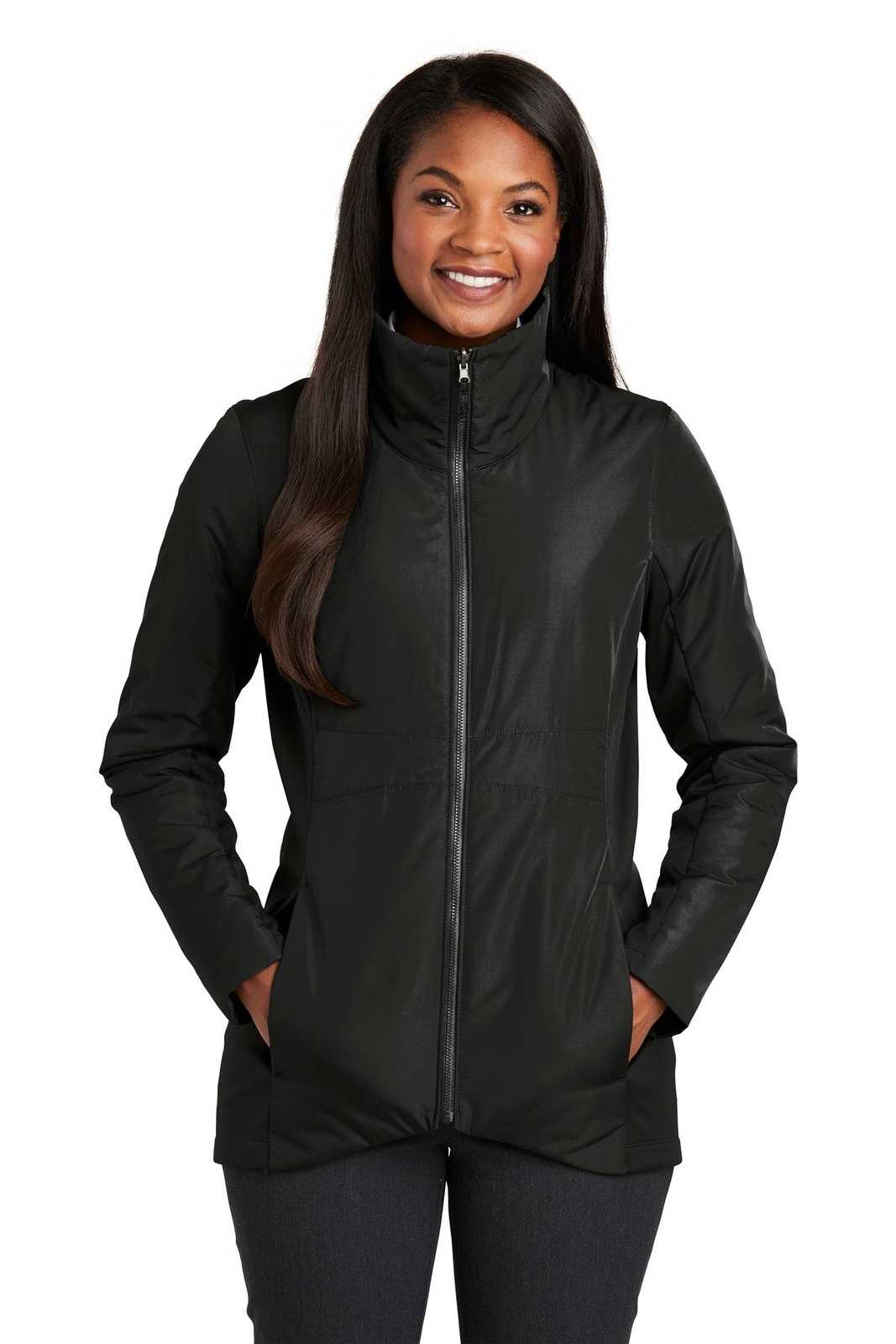 Port Authority L902 Ladies Collective Insulated Jacket - Deep Black - HIT a Double - 1