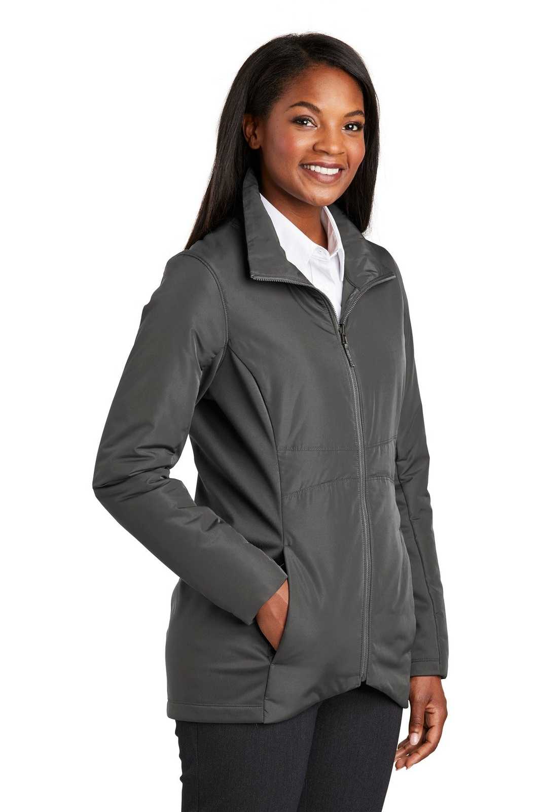 Port Authority L902 Ladies Collective Insulated Jacket - Graphite - HIT a Double - 4