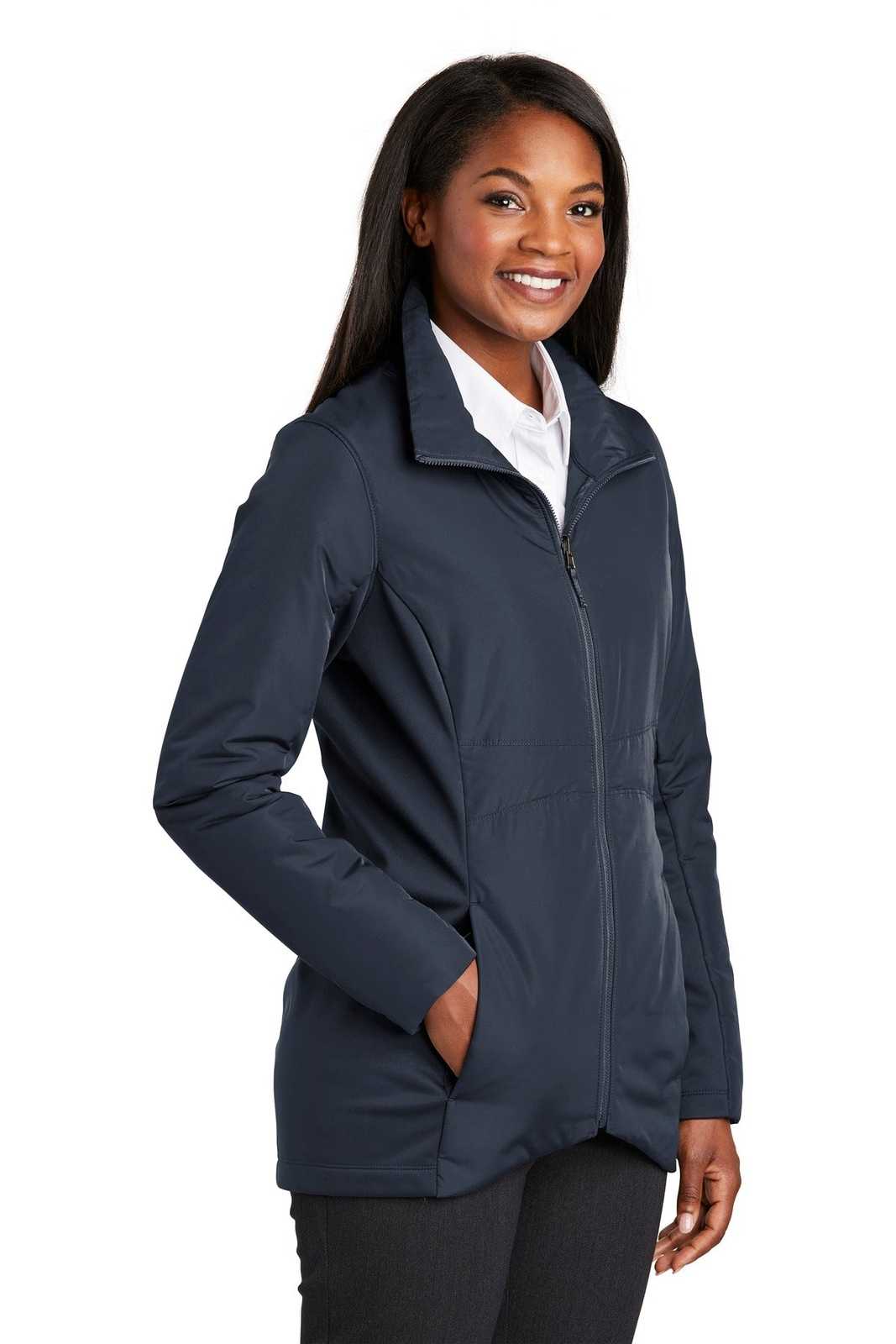 Port Authority L902 Ladies Collective Insulated Jacket - River Blue Navy - HIT a Double - 4