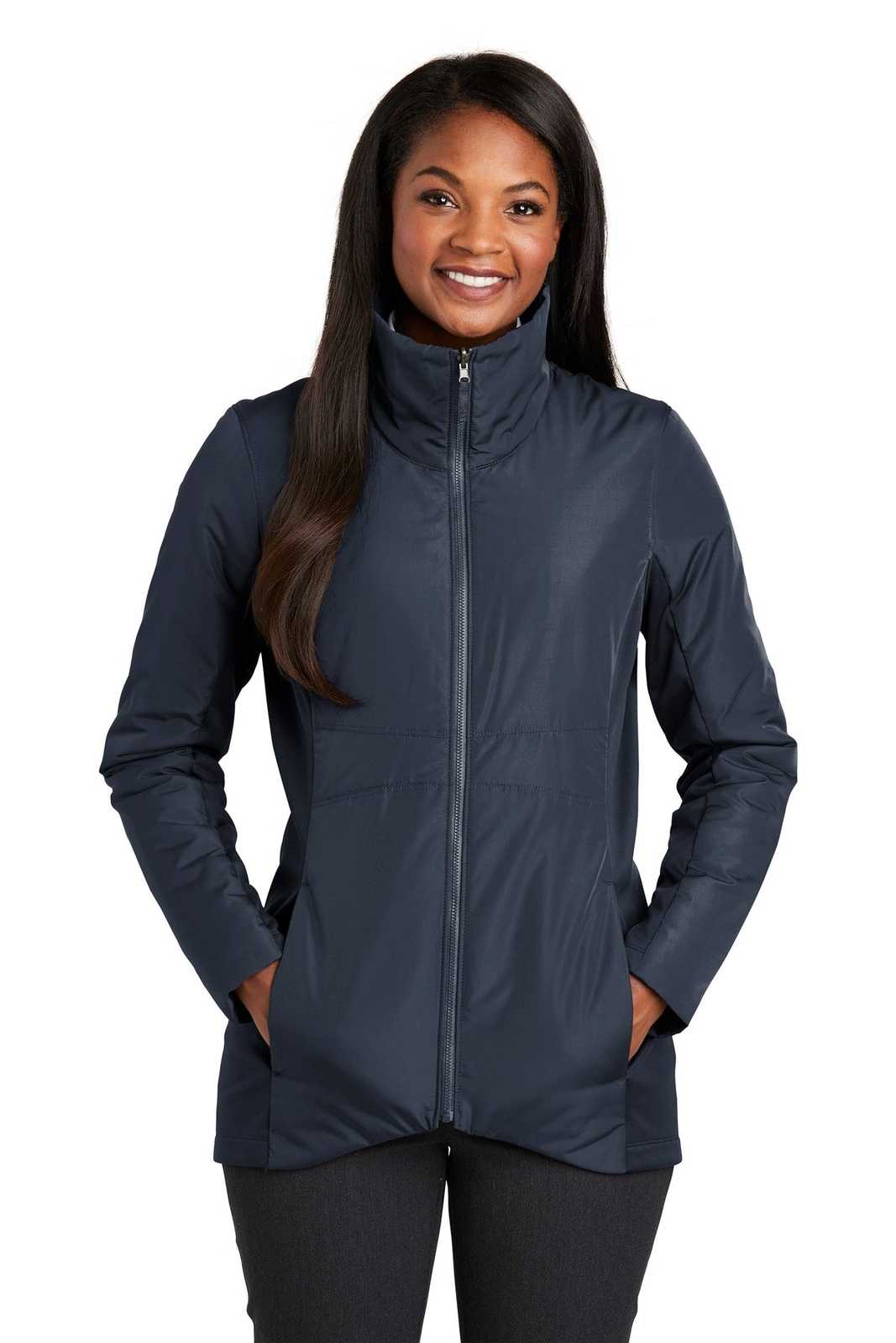 Port Authority L902 Ladies Collective Insulated Jacket - River Blue Navy - HIT a Double - 1