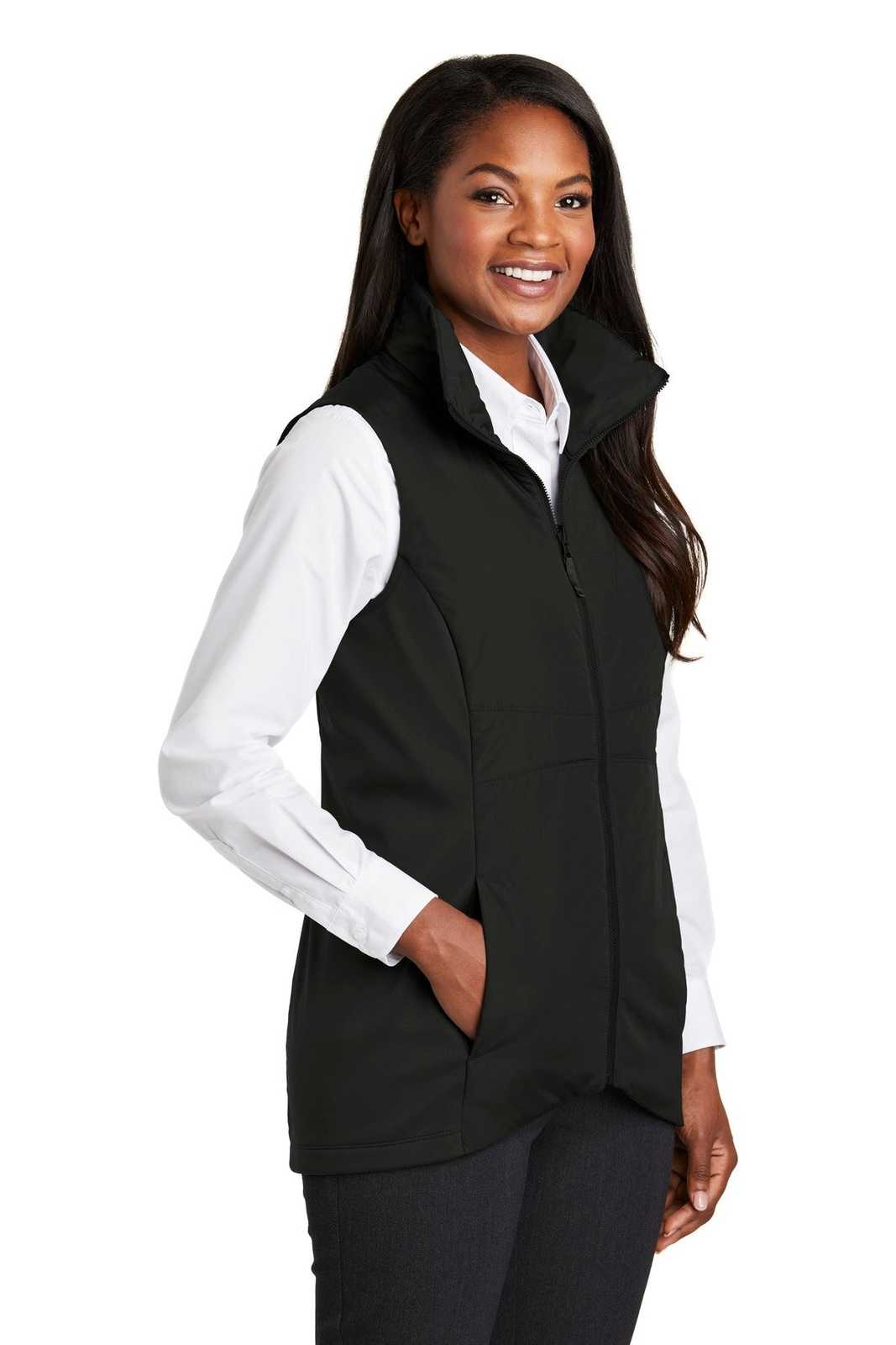 Port Authority L903 Ladies Collective Insulated Vest - Deep Black - HIT a Double - 4