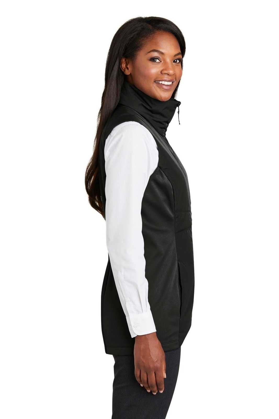 Port Authority L903 Ladies Collective Insulated Vest - Deep Black - HIT a Double - 3