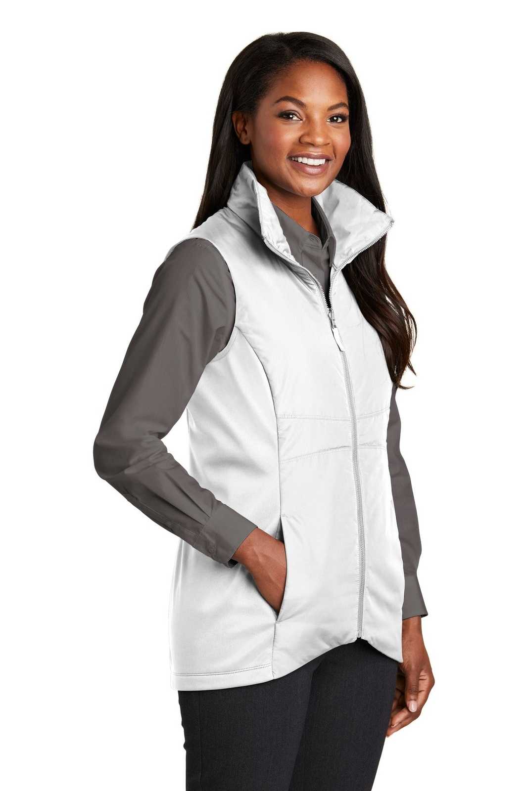 Port Authority L903 Ladies Collective Insulated Vest - White - HIT a Double - 4