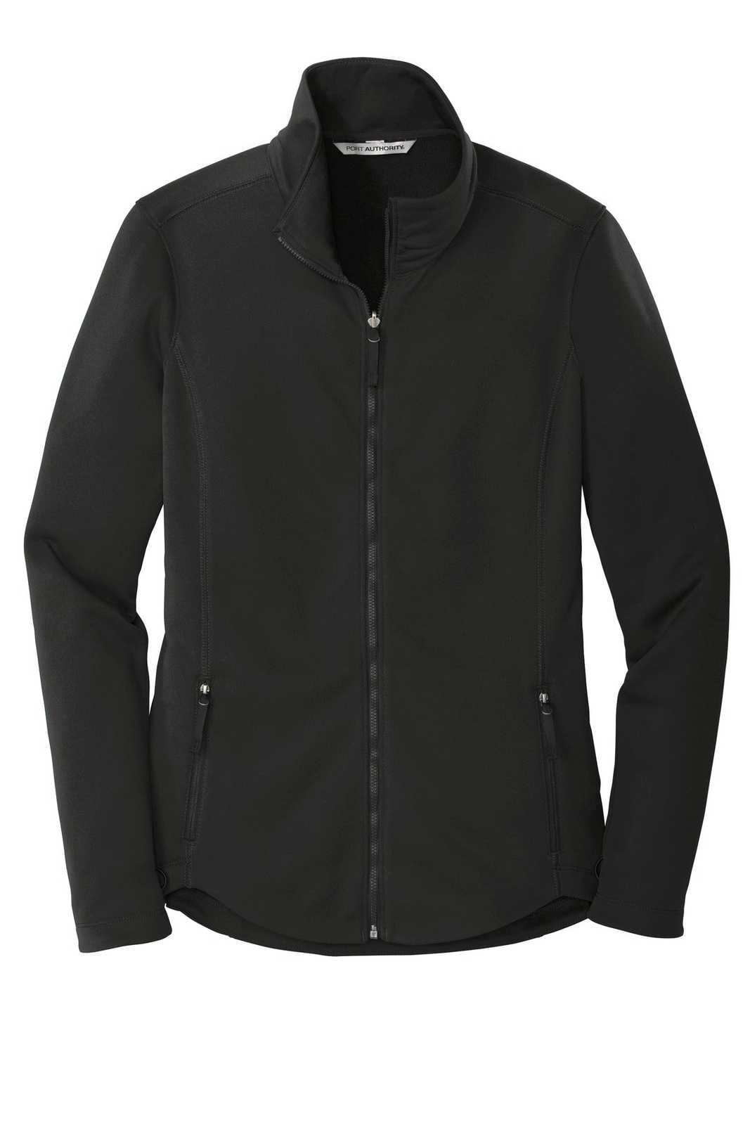 Port Authority L904 Ladies Collective Smooth Fleece Jacket - Deep Black - HIT a Double - 5