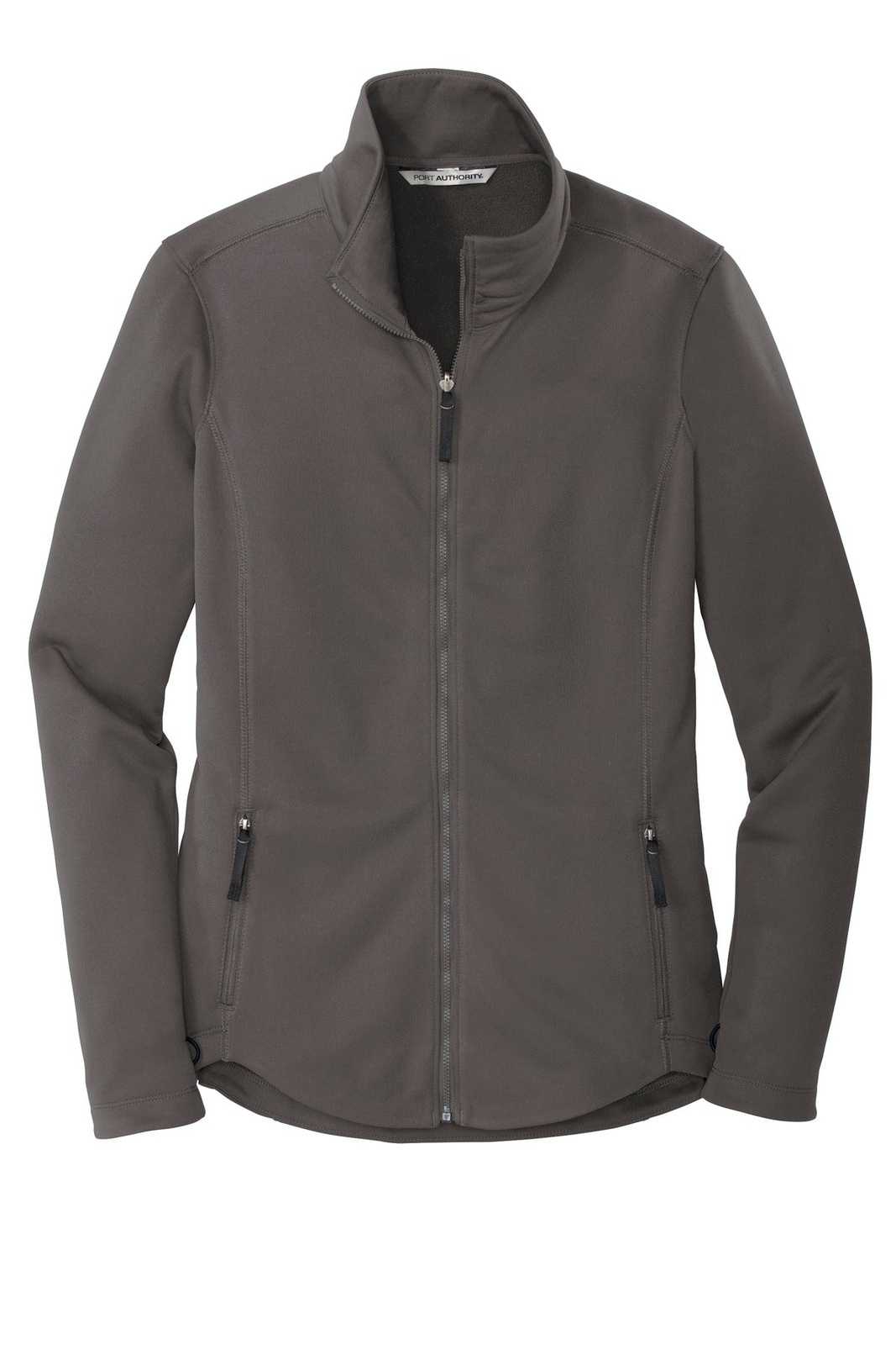 Port Authority L904 Ladies Collective Smooth Fleece Jacket - Graphite - HIT a Double - 5