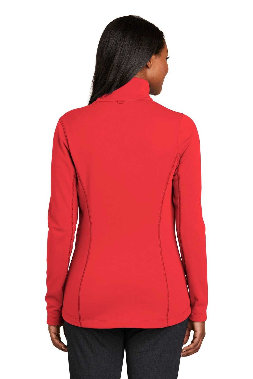 Port Authority L904 Ladies Collective Smooth Fleece Jacket - Red Pepper - HIT a Double - 2