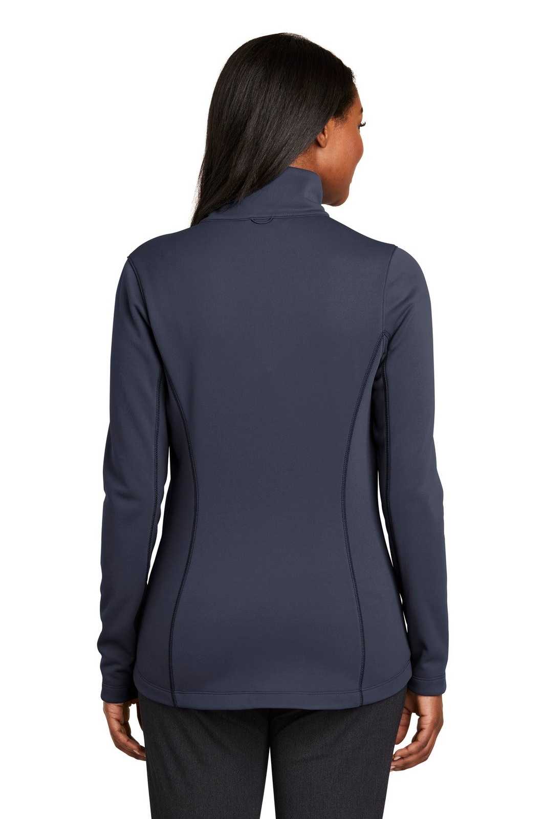 Port Authority L904 Ladies Collective Smooth Fleece Jacket - River Blue Navy - HIT a Double - 2