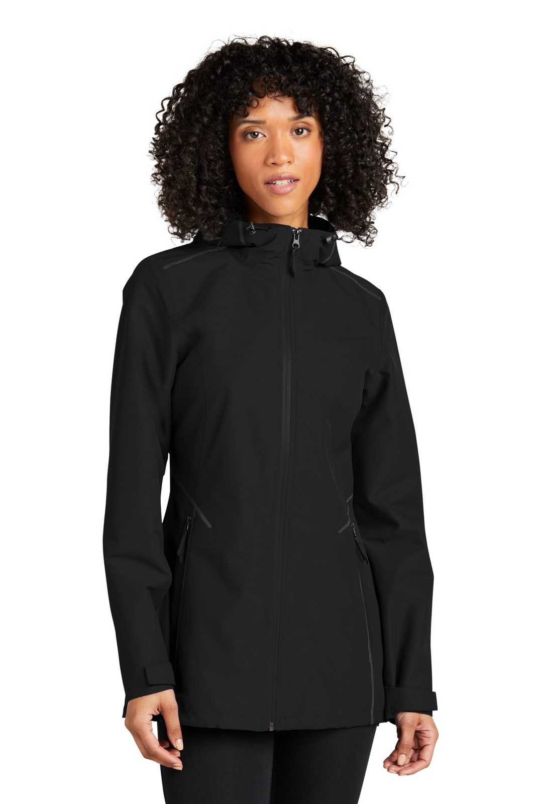 Port Authority L920 Ladies Collective Tech Outer Shell Jacket - Deep Black - HIT a Double - 1