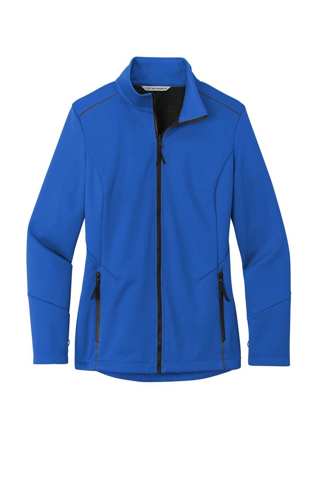 Port Authority L921 Ladies Collective Tech Soft Shell Jacket - True Royal - HIT a Double - 1