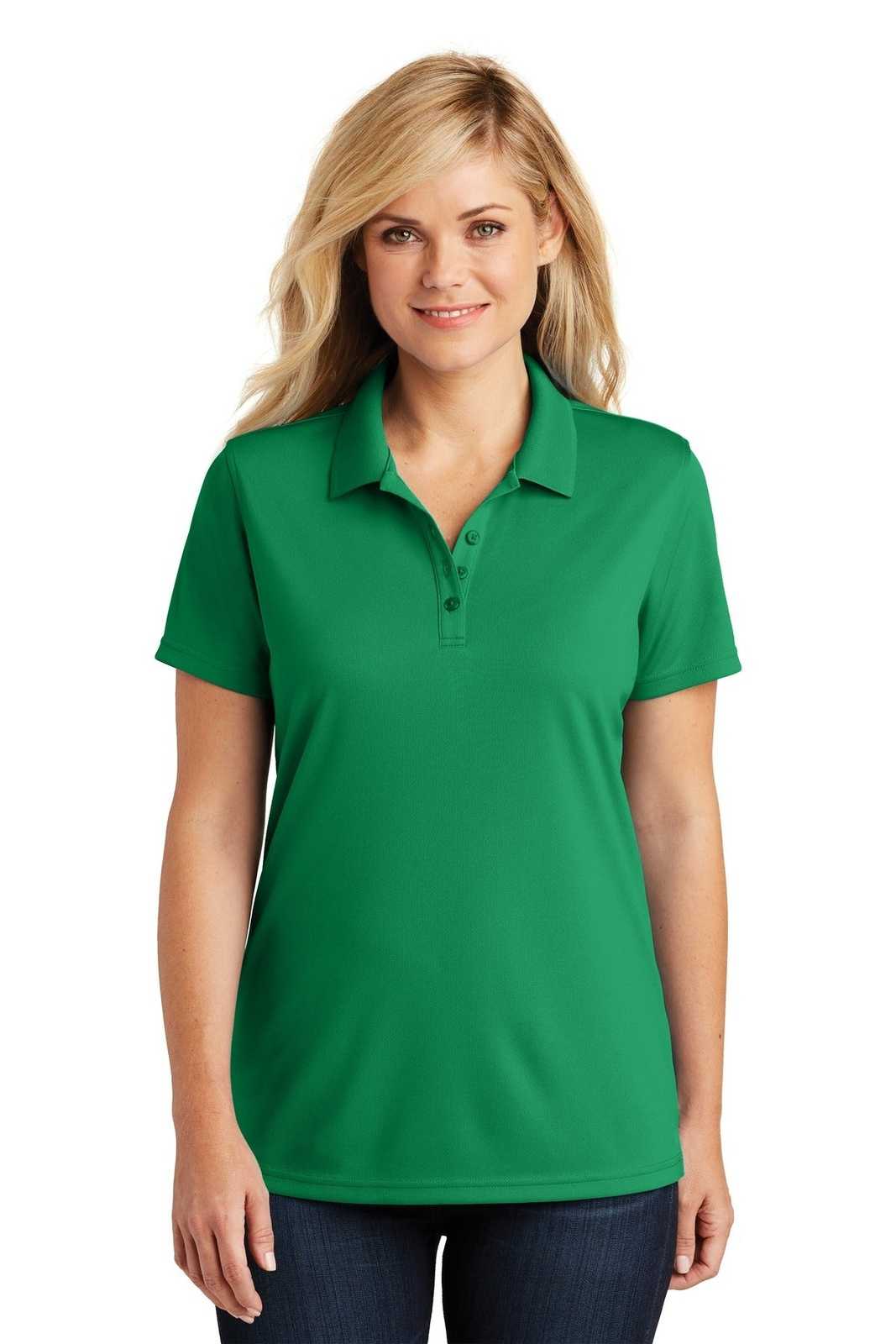 Port Authority LK110 Ladies Dry Zone UV Micro-Mesh Polo - Bright Kelly Green - HIT a Double - 1