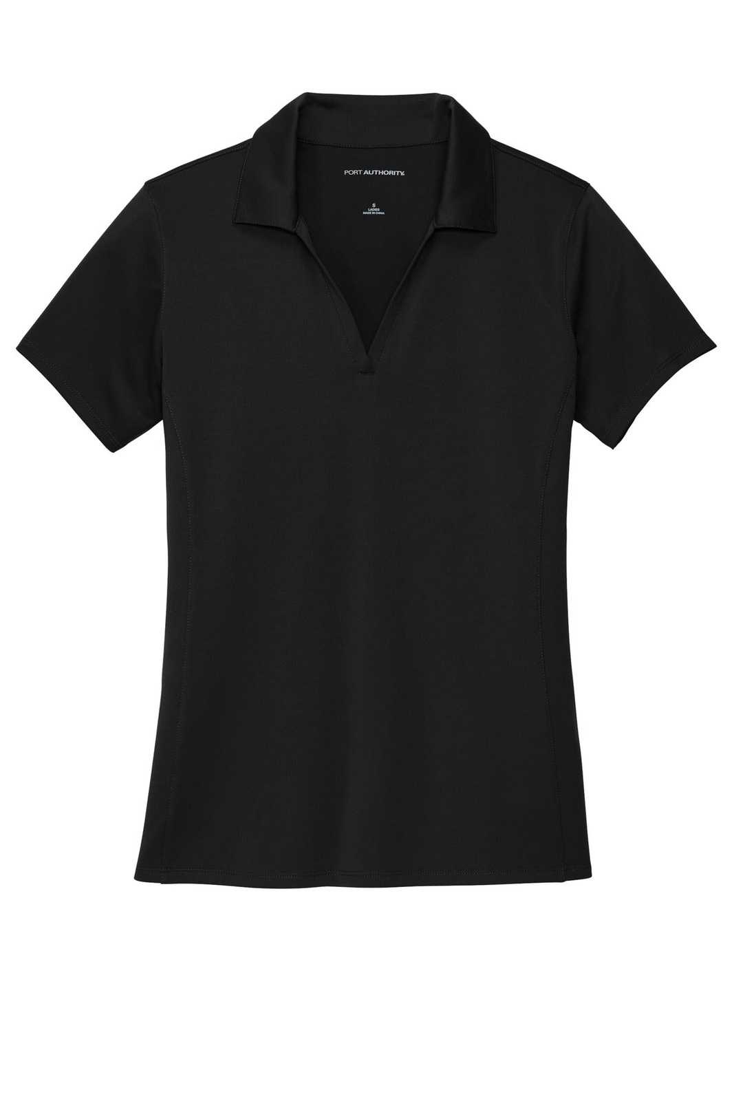 Port Authority LK398 Ladies Performance Staff Polo - Black - HIT a Double - 2