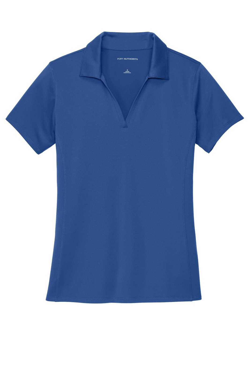 Port Authority LK398 Ladies Performance Staff Polo - True Blue - HIT a Double - 2