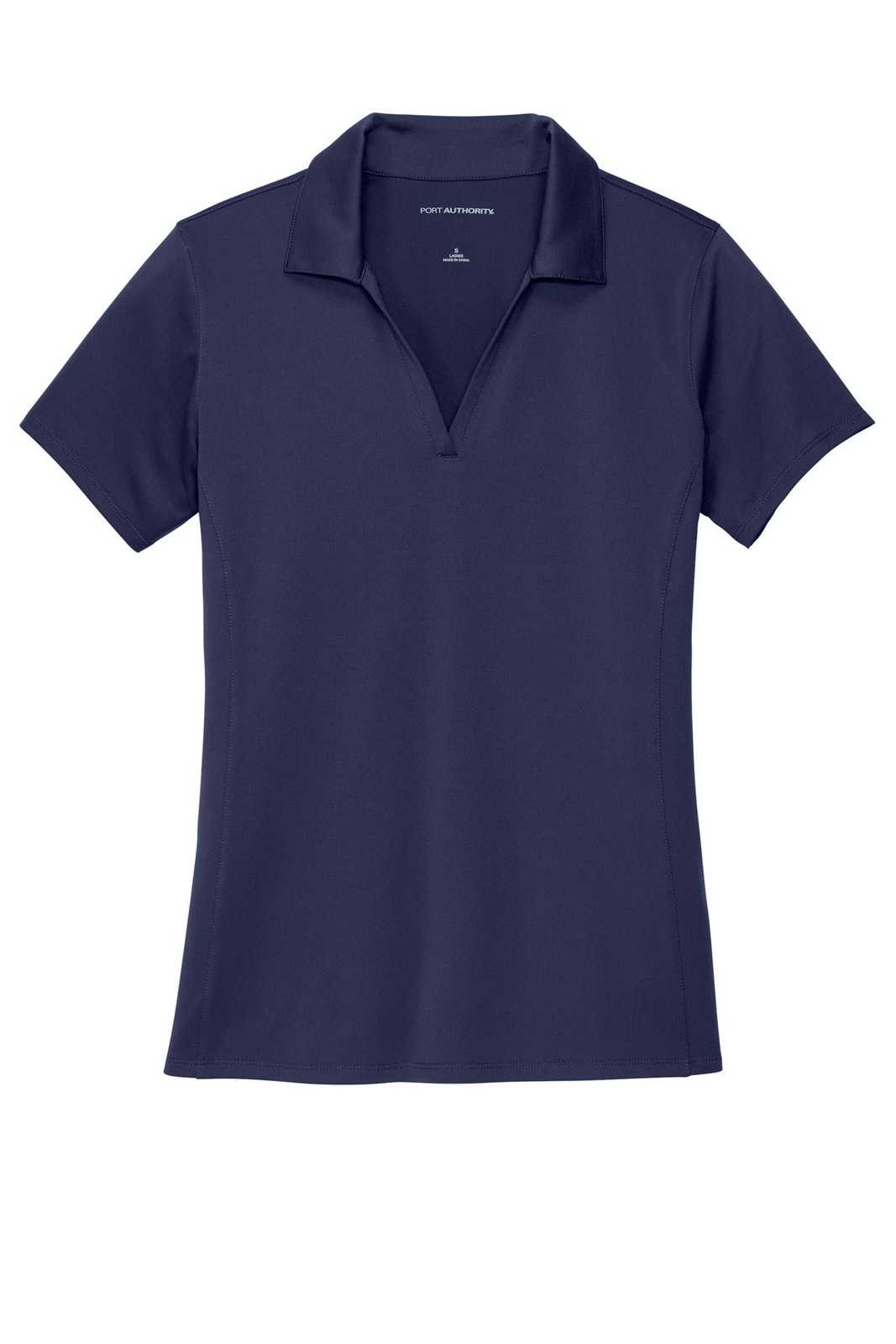 Port Authority LK398 Ladies Performance Staff Polo - True Navy - HIT a Double - 2